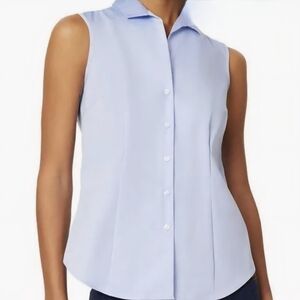 Jones New York Sky Blue Sleeveless Top